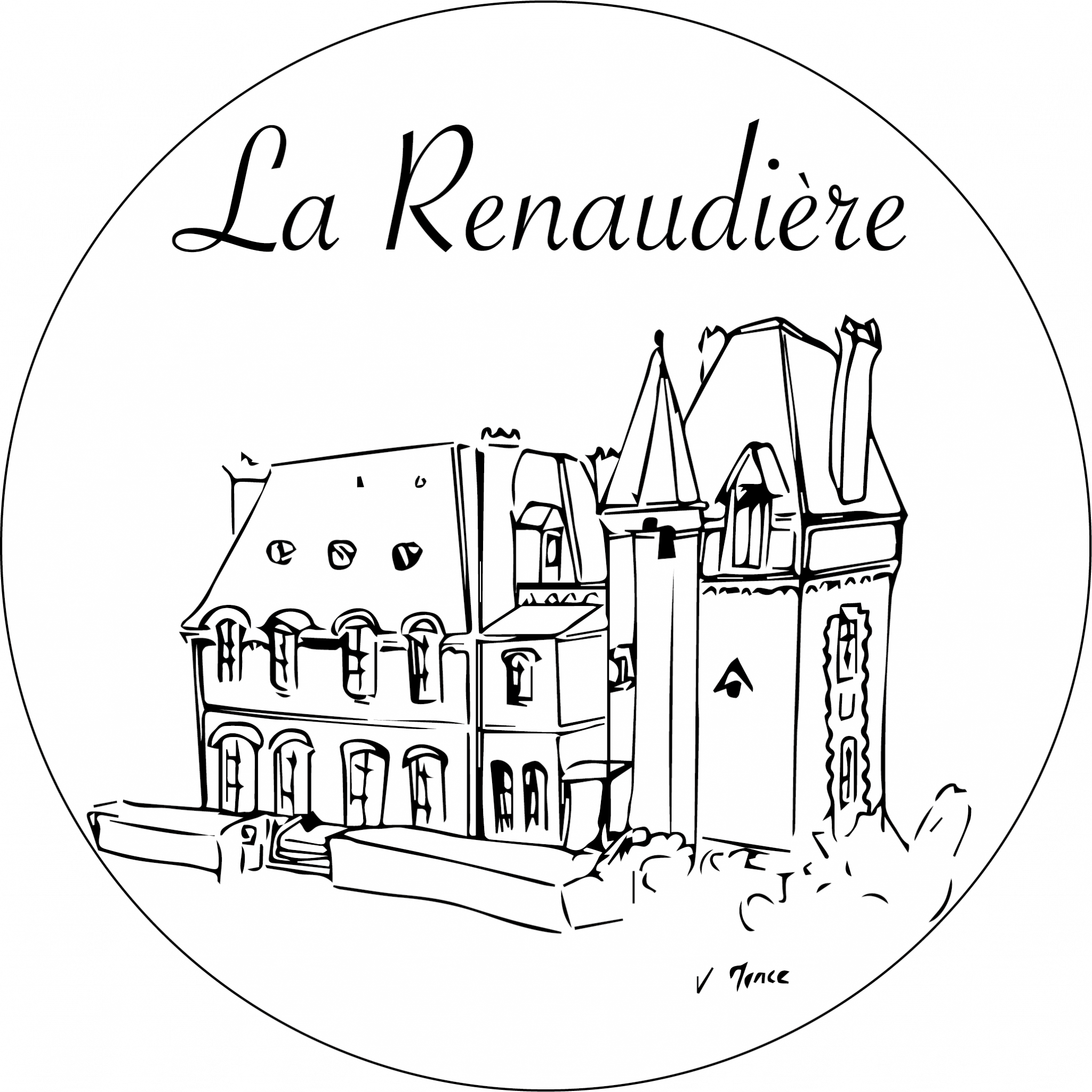 logo renaudière déssin